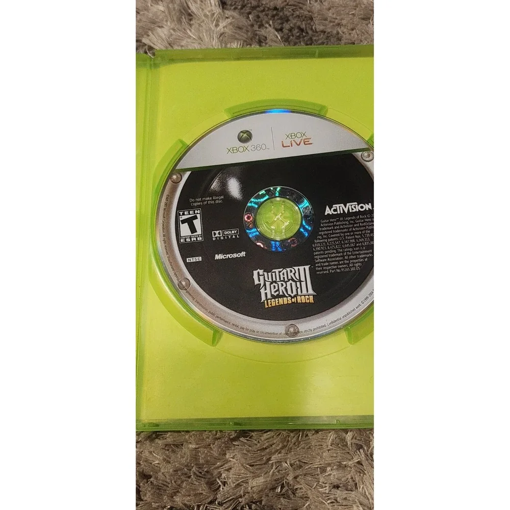 Guitar Hero‎ 2 (Xbox 360, 2007) Complete With Manual